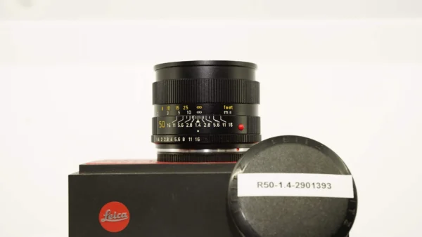 LEICA Summilux-R 50mm f/1.4 3 Cam Lens Boxed #2902393