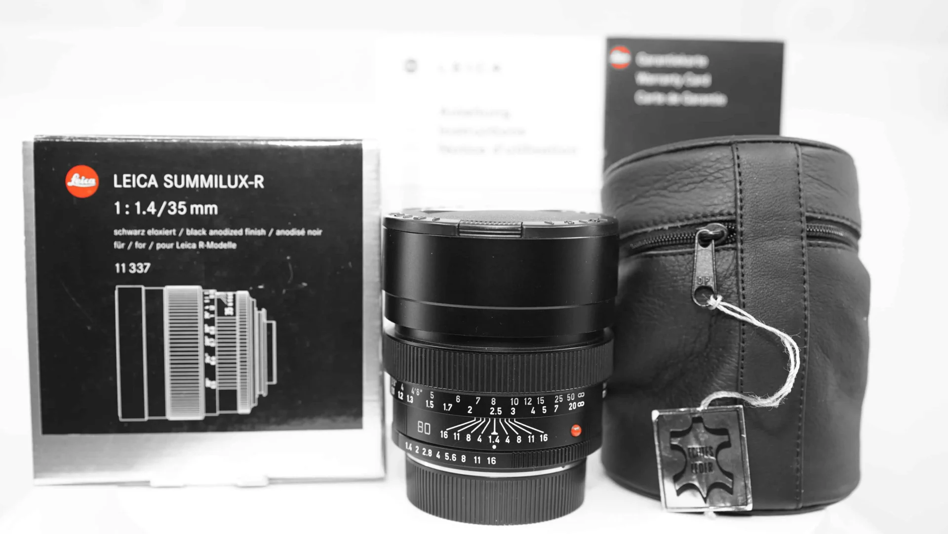 LEICA Summilux-R 35mm f/1.4 MF Lens ROM Boxed #3838774 Pristine/Near Mint