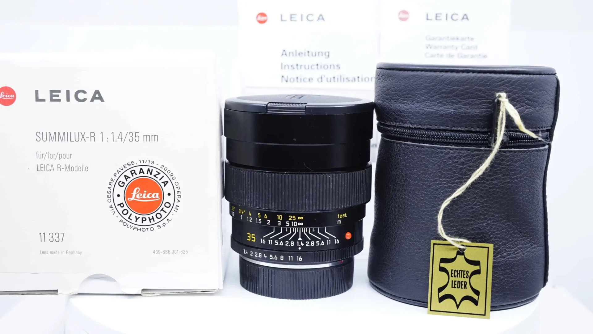 LEICA Summilux-R 35mm f/1.4 MF Lens ROM Boxed #3838782