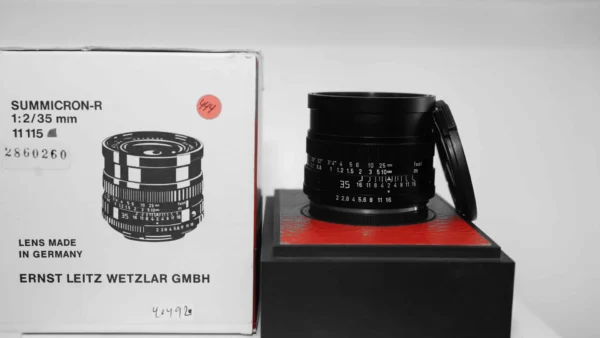 LEICA Summicron-R 35mm f/2 MF 3 Cam Lens Boxed #2860260