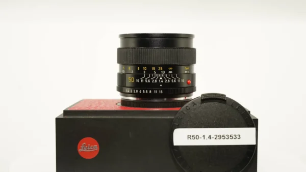 LEICA Summilux-R 50mm f/1.4 MF 3 Cam Lens #2953533 Pristine/Mint