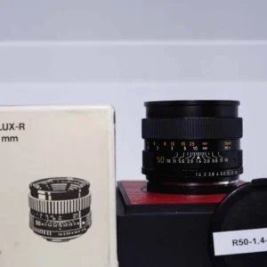 LEICA Summilux-R 50mm f/1.4 MF 3 Cam Lens Boxed #3232656