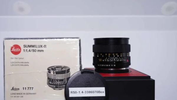 LEICA Summilux-R 50mm f/1.4 "Leica R Only" Lens Boxed #3386070
