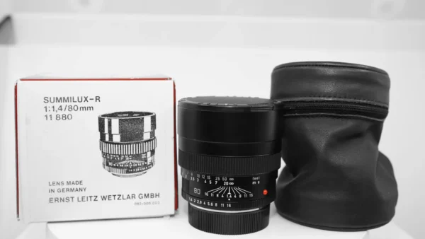 LEICA Summilux-R 80mm f/1.4 MF 3 Cam Lens Boxed #3203748