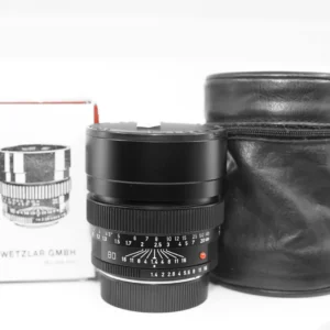 LEICA Summilux-R 80mm f/1.4 MF 3 Cam Lens Boxed #3398698