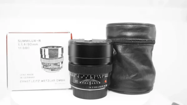 LEICA Summilux-R 80mm f/1.4 MF 3 Cam Lens Boxed #3398698