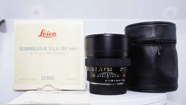 LEICA Summilux-R 80mm f/1.4 MF Lens ROM Boxed #3647567