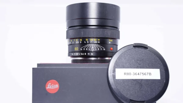 LEICA Summilux-R 80mm f/1.4 MF Lens ROM Boxed #3647567 - Image 3